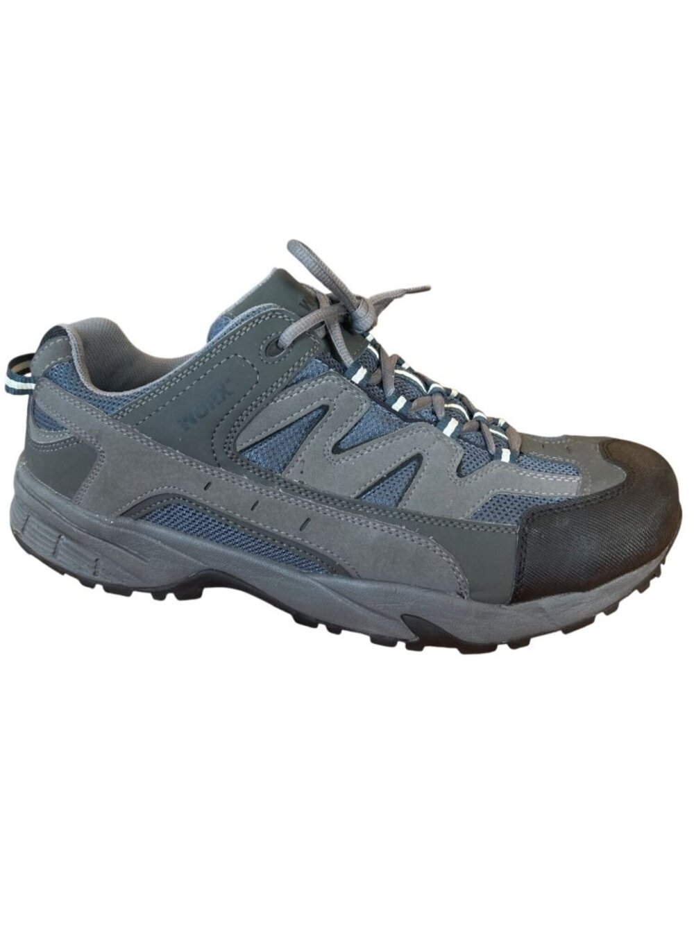 Worx Red Wing Safety Toe Work Shoes Sneakers Gray Blue Men's 14W2 EH Lightweight - Picture 2 of 11